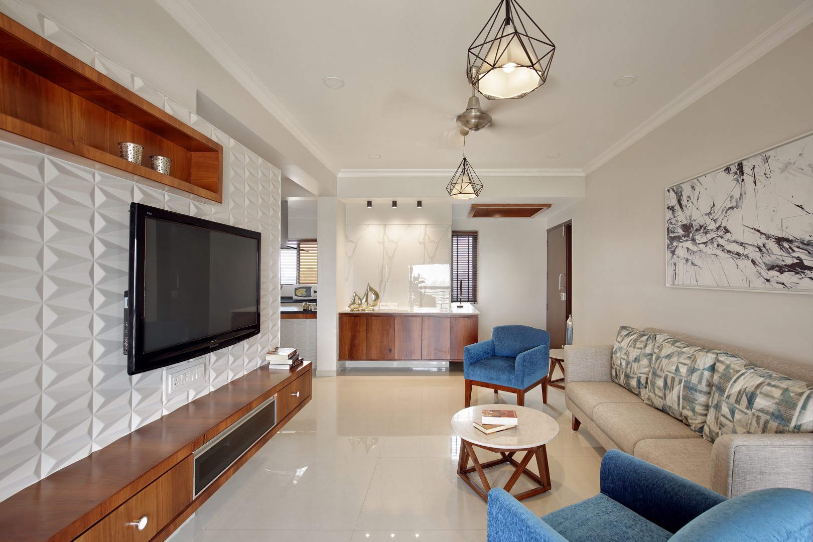 2 bhk living room interior