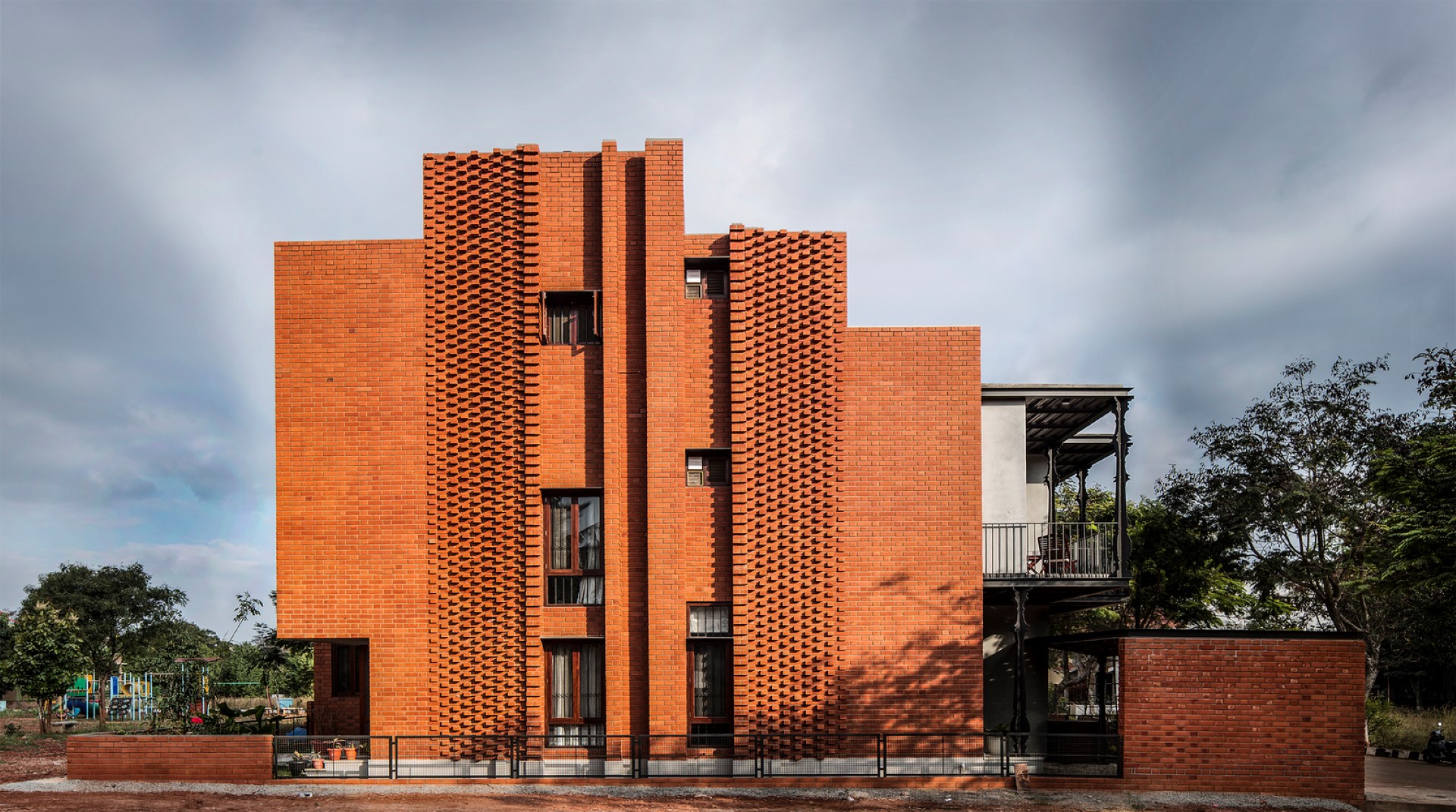 Brick House Draws Inspiration From Traditional Kerala Architecture 