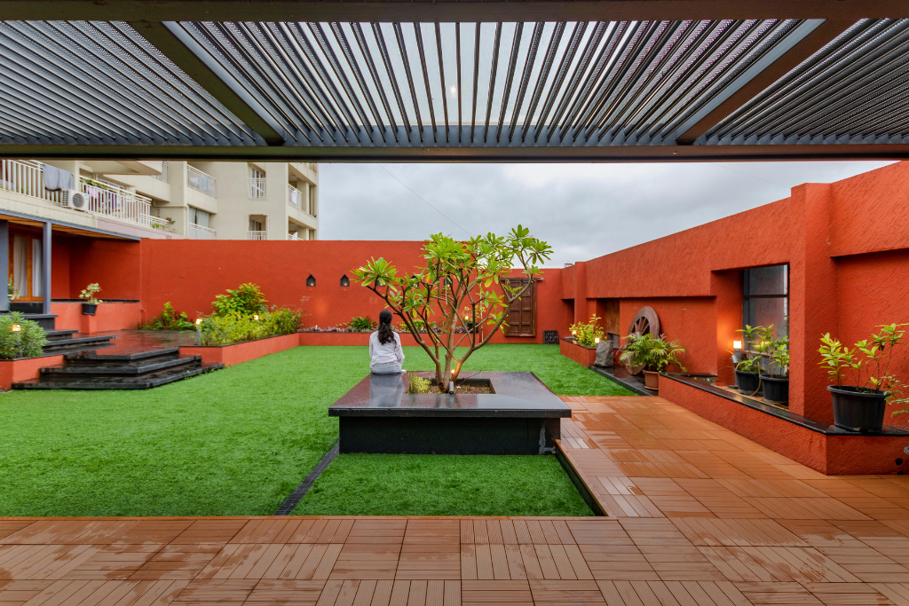 landscaped terrace - The Architects Diary