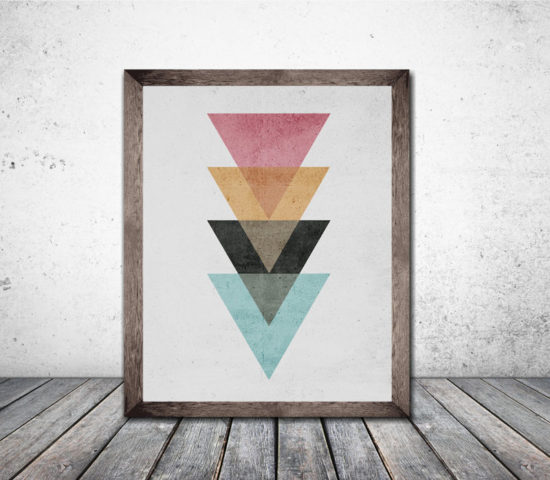 50+ Wall Art Ideas – Make A Modern Statement With Abstract Geometric