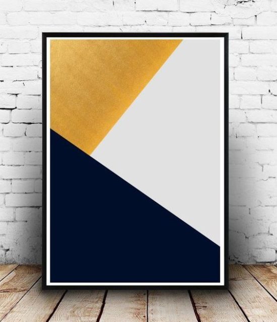 50+ Wall Art Ideas – Make A Modern Statement With Abstract Geometric