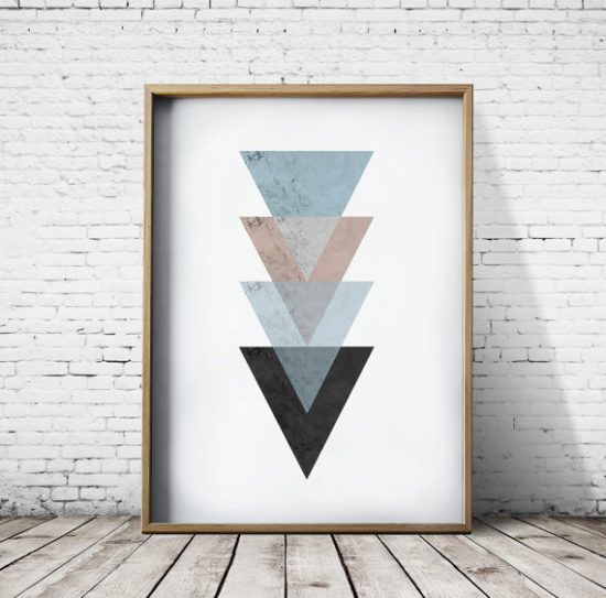 50+ Wall Art Ideas – Make A Modern Statement With Abstract Geometric