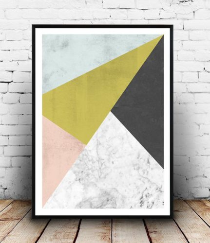 50+ Wall Art Ideas – Make A Modern Statement With Abstract Geometric