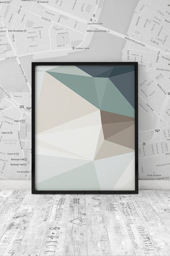 50+ Wall Art Ideas – Make A Modern Statement With Abstract Geometric