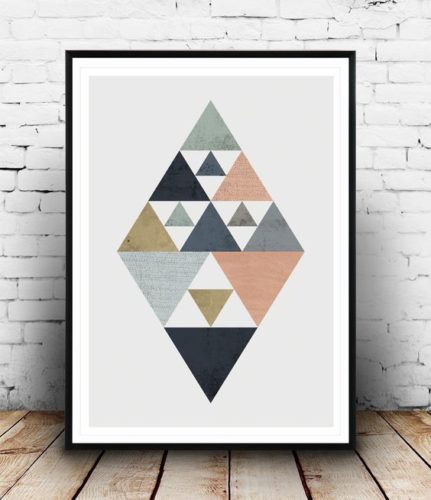 50+ Wall Art Ideas – Make A Modern Statement With Abstract Geometric