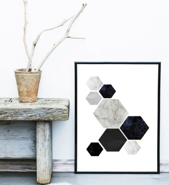 50+ Wall Art Ideas Make A Modern Statement With Abstract Geometric