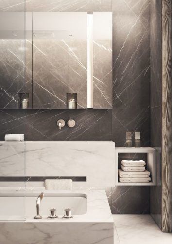 100+ Marble Bathroom Designs Ideas - The Architects Diary