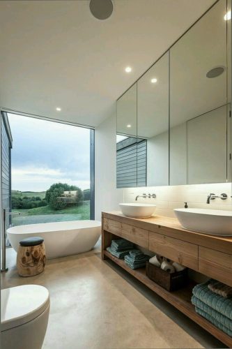 20 Amazing Open Bathroom Design Inspiration - The Architects Diary