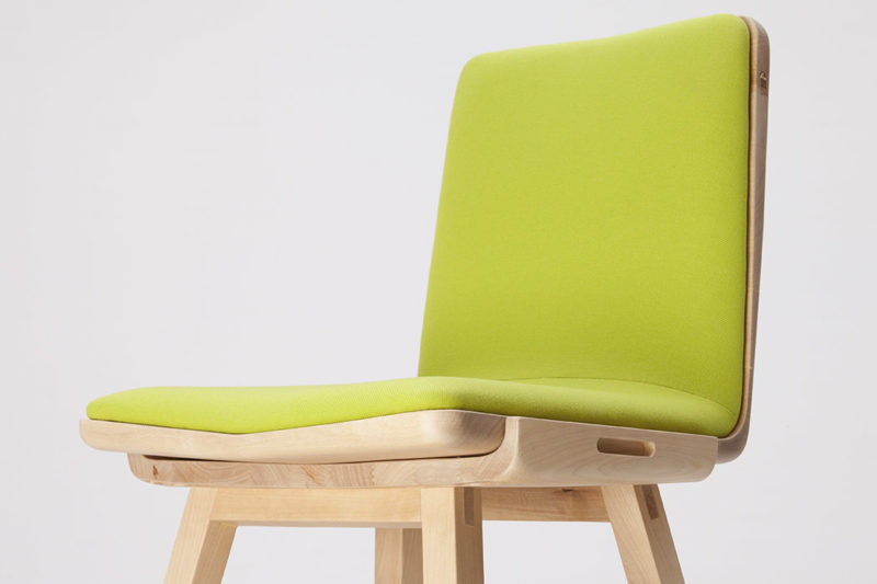 Chair That Transforming From a Backed Chair to a Stool The Architects
