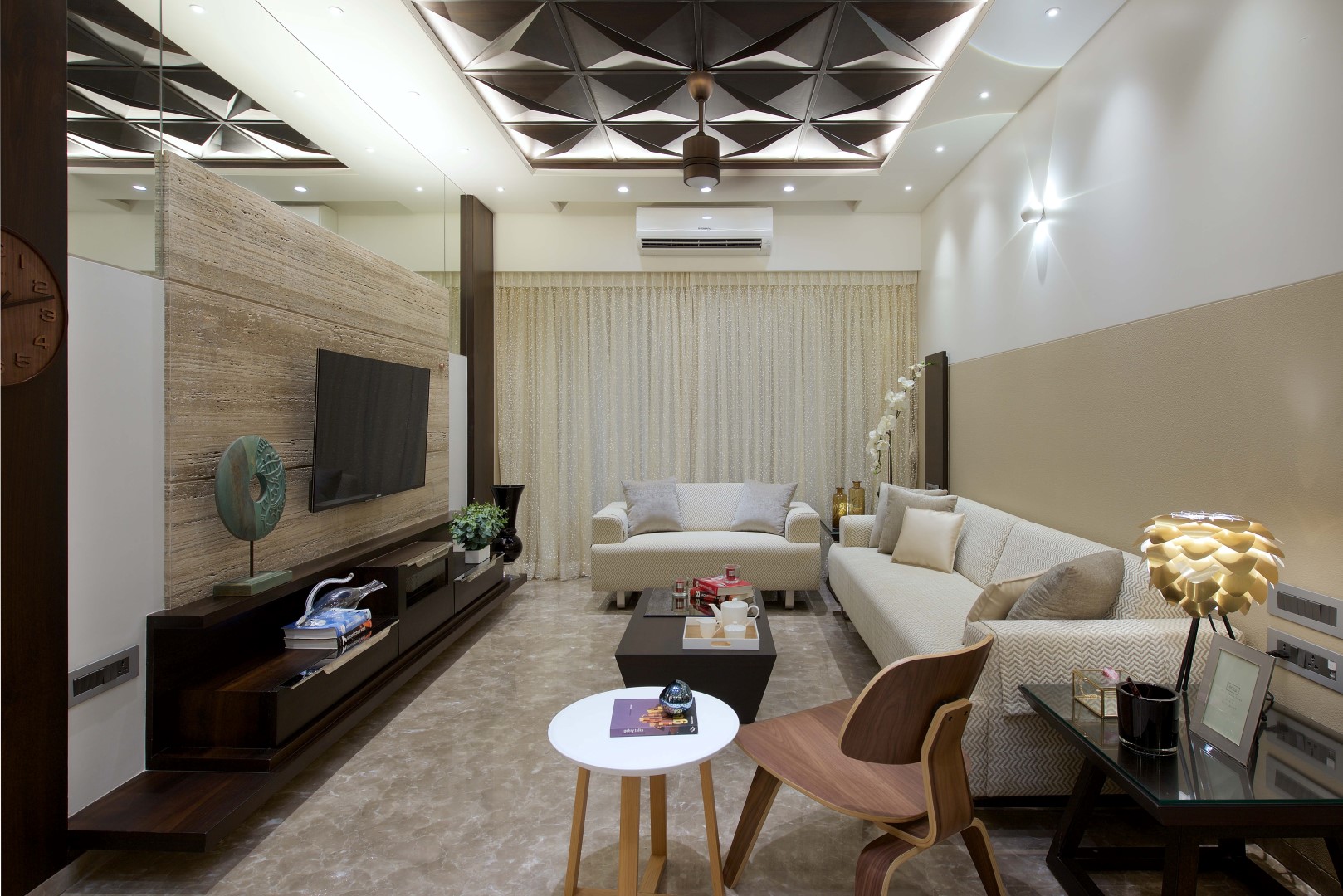 3 Bhk Apartment Interiors At Yari Road Amit Shastri