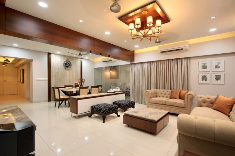 3 BHK Flat Interiors - The Oak Woods | Vadodara | Studio7 - The ...