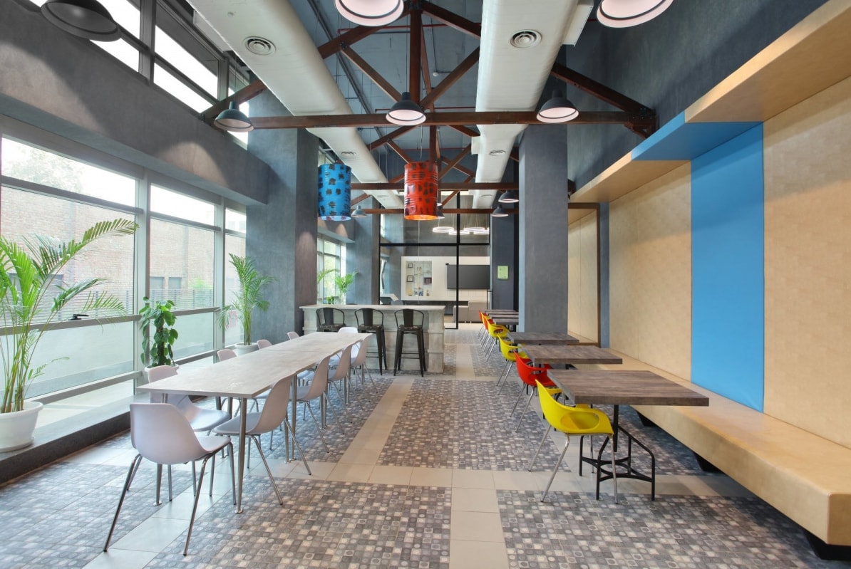 The Office Design Has Industrial Raw Exposed Feel