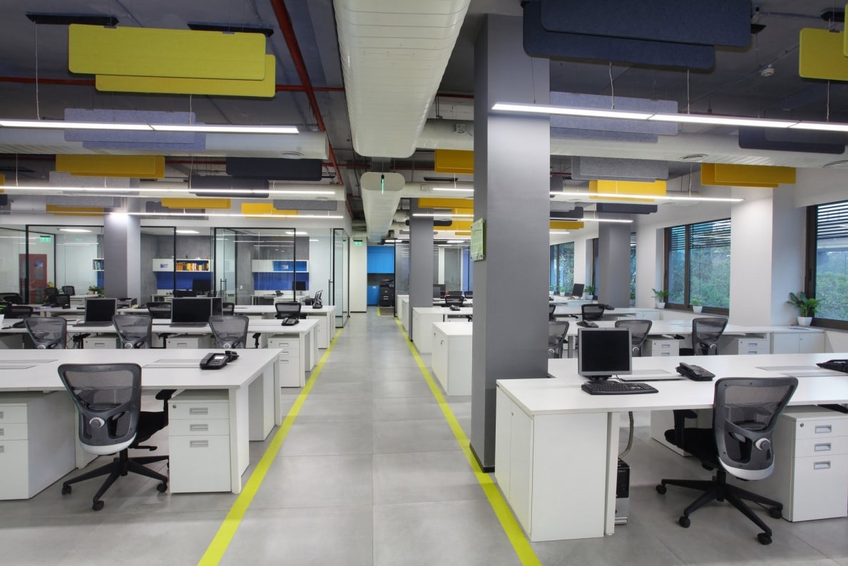 The Office Design Has Industrial Raw Exposed Feel