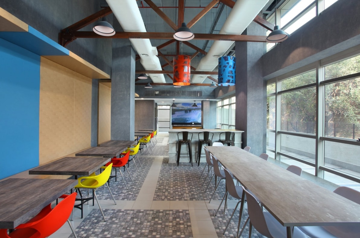 The Office Design Has Industrial & raw Exposed Feel | GeoDesigns - The  Architects Diary