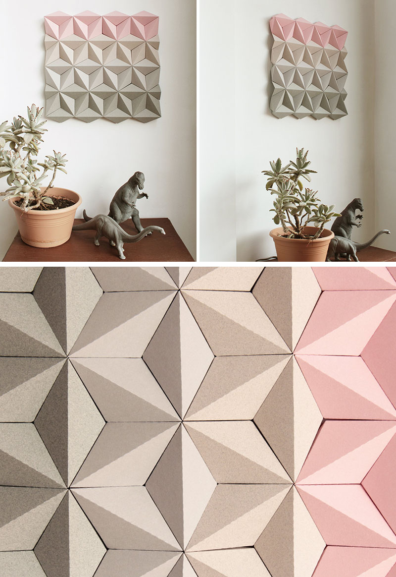 A Collection Of Geometric Origami Wall Art - The ...