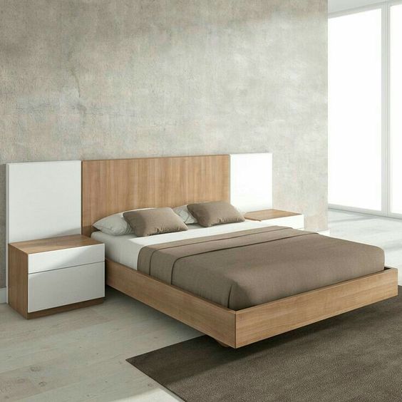 Simple double deals bed design