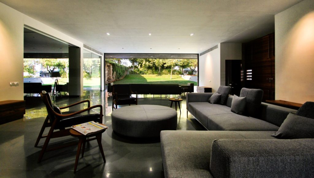 View of The Exposed-Concrete Residence | FLXBL Design Consultancy - The ...