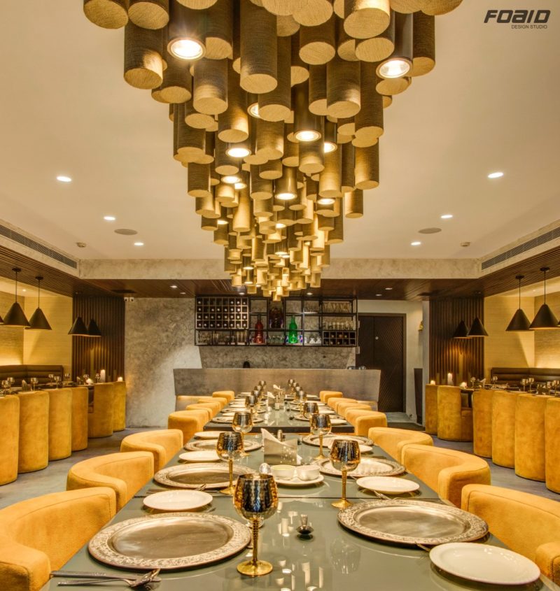 Jalpaan Restaurant Interiors is Adaption of “Indian Modern”style