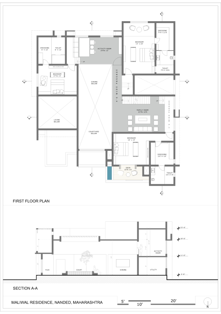 FIRST FLOOR PLAN - The Architects Diary