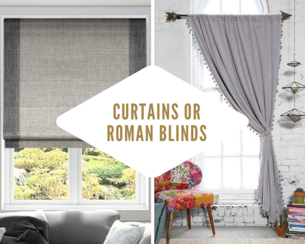 Which Is Best…. Curtains or Roman Blinds? - The Architects Diary