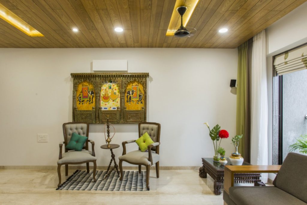 Fusion of modern and traditional house atelier interiors the