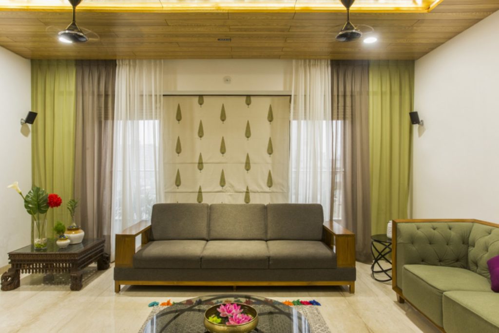 Fusion of modern and traditional house atelier interiors the