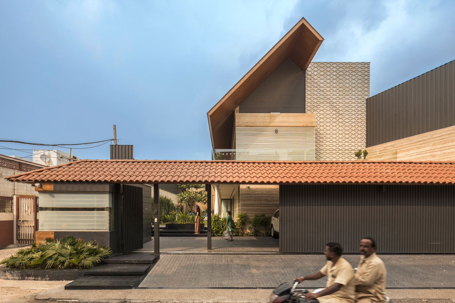  Contemporary  design with elements of Indian  Traditional  