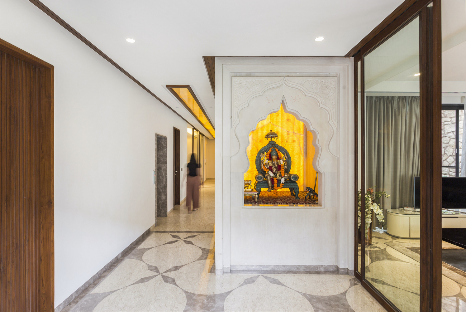 Contemporary Design With Elements Of Indian Traditional