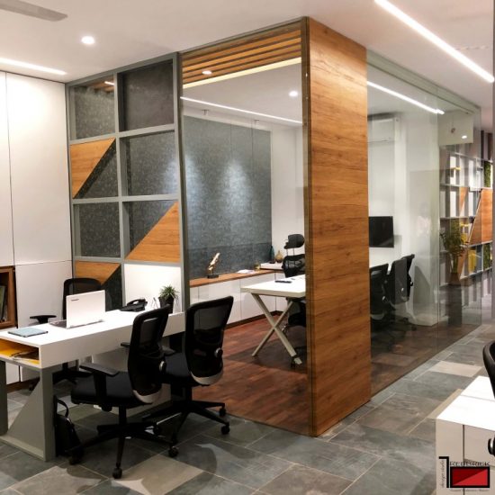 Office Interiors for Alpha Enterprises | Red Brick Design Studio - The ...