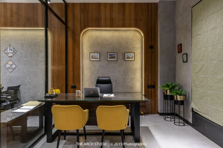 Office Design -An Amalgamation Of Raw And Modern | The Arch Studio ...