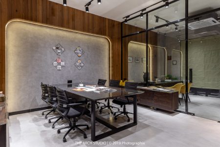 Office Design -An Amalgamation Of Raw And Modern | The Arch Studio ...