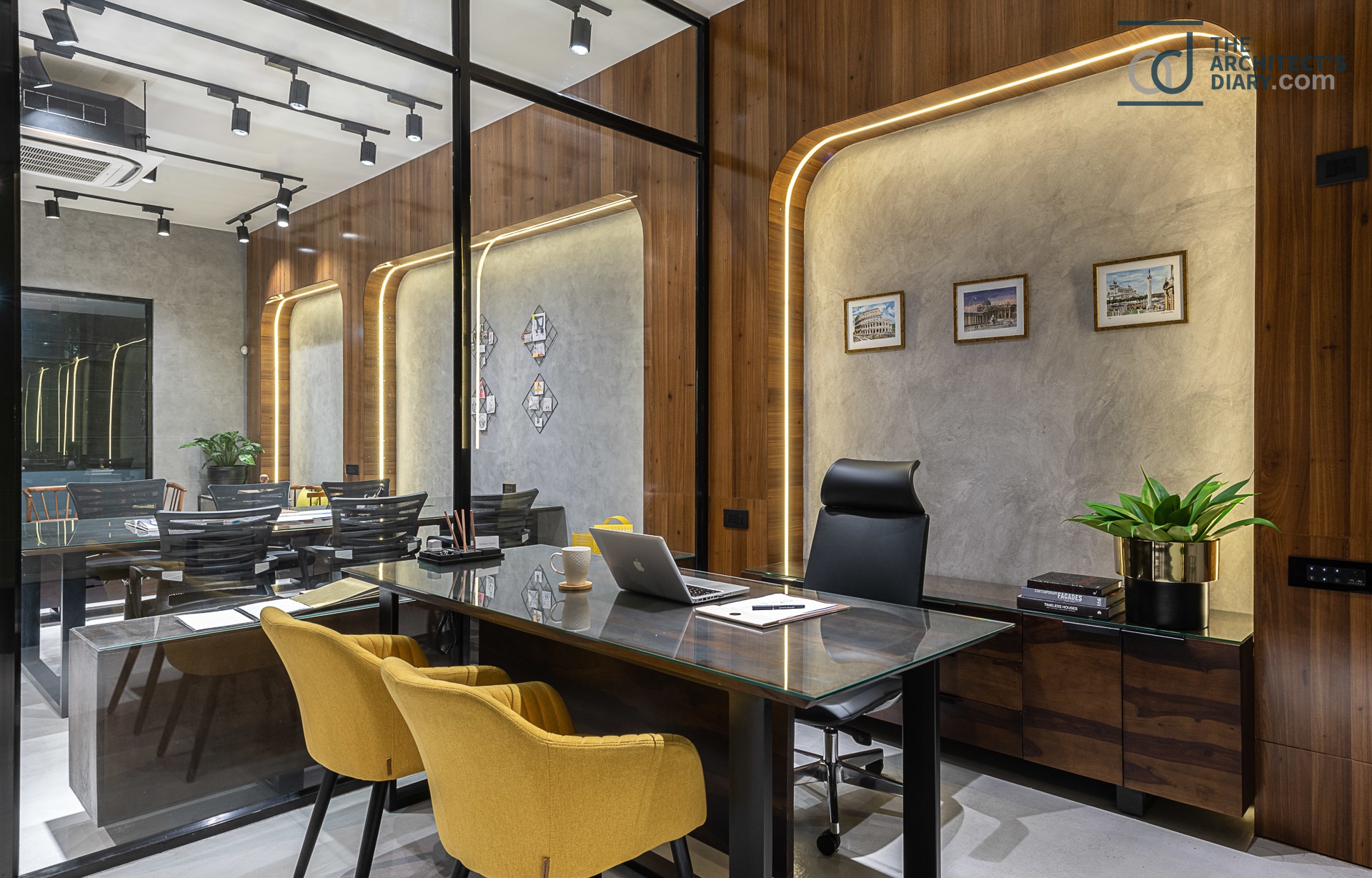 Office Design An Amalgamation Of Raw And Modern The Arch Studio