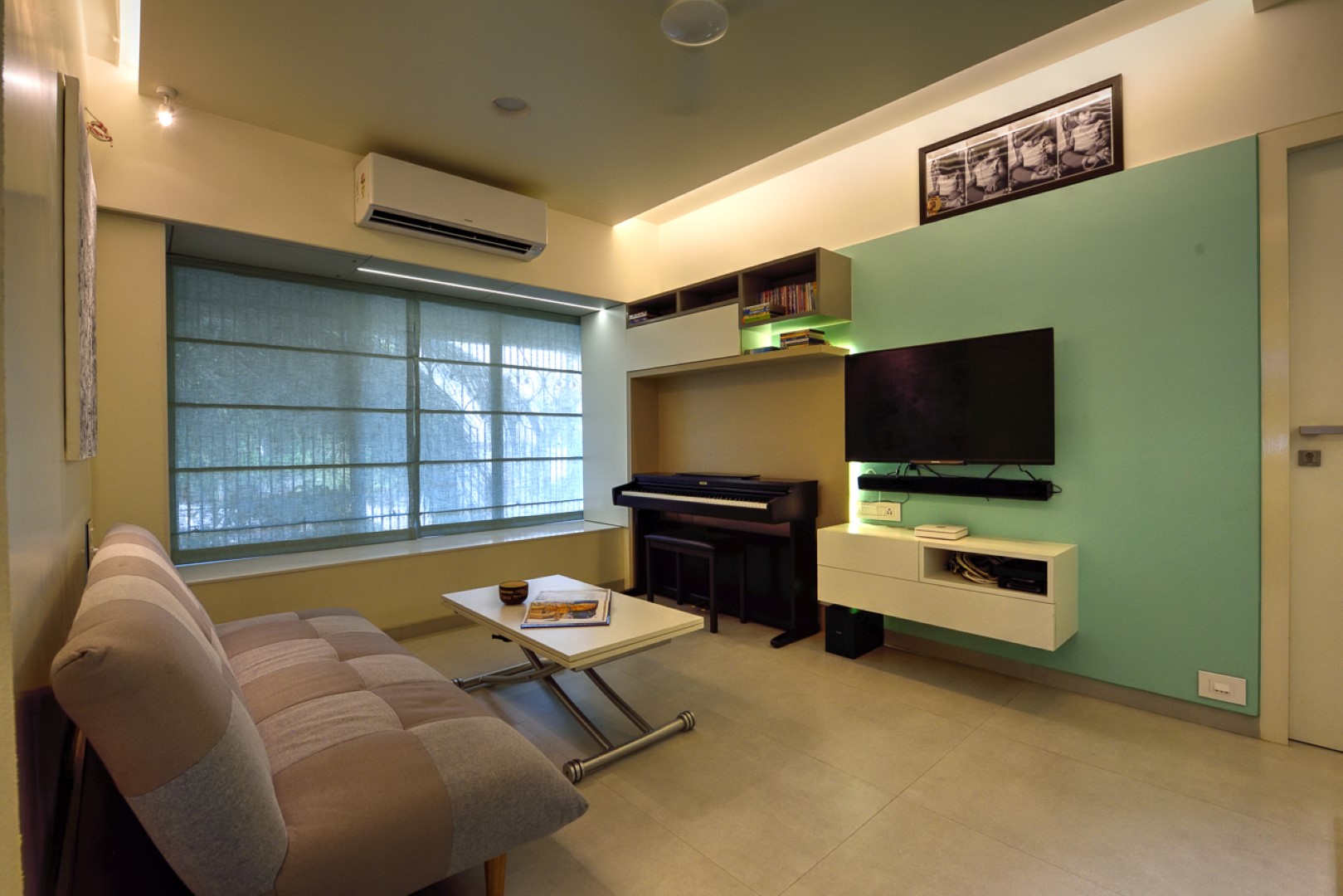 Clutter Free 500 Sq Ft Apartment Interior Rathod S Design The Architects Diary