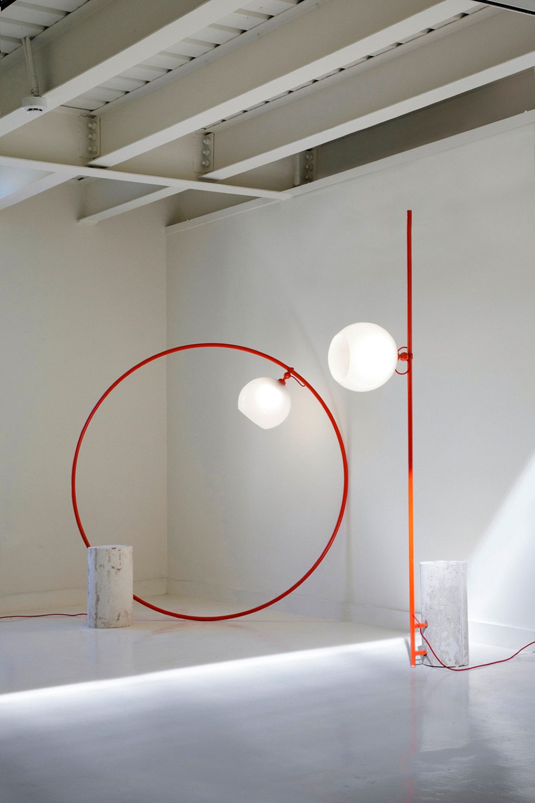 The Hoop and Staff Lamps by Far flung Studio The Architects Diary