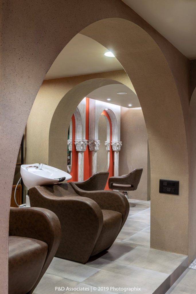 Corinthian Style Salon Interior Design | P&D Associates - The ...
