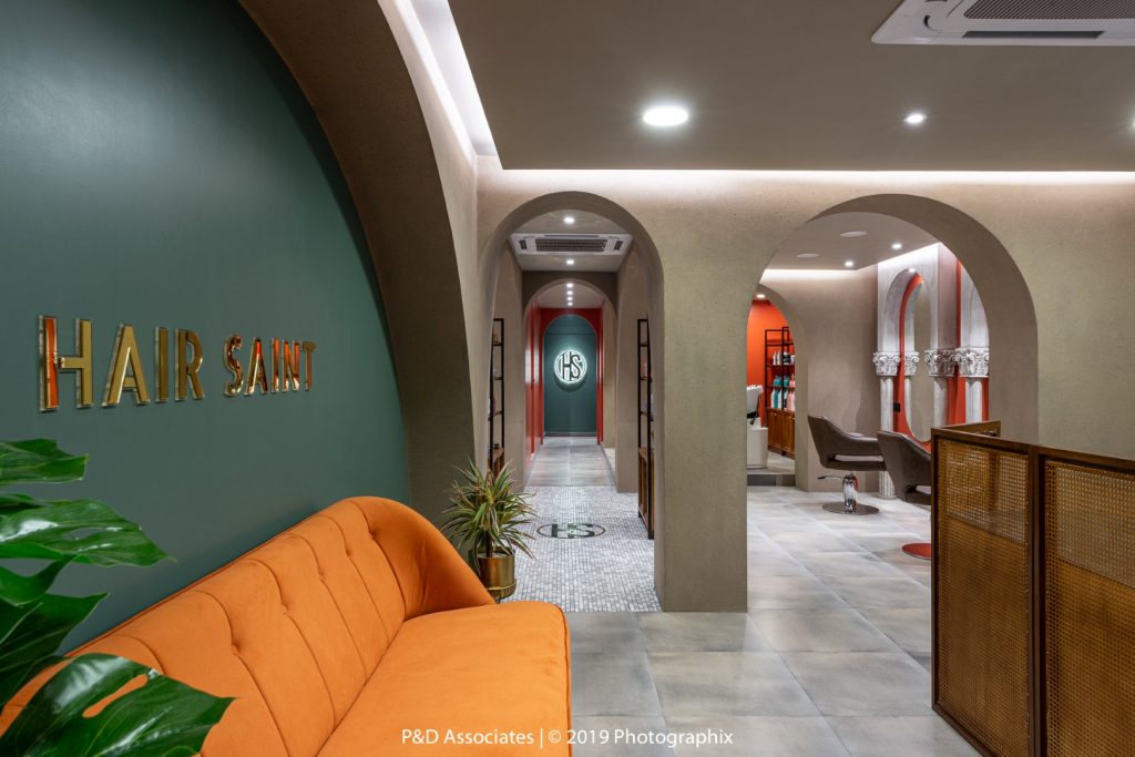 Corinthian Style Salon Interior Design | P&D Associates - The ...