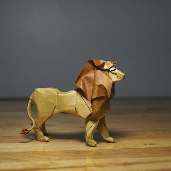 Curved Origami Sculptures Using A Wet-Folding Technique By Hoang Tien ...