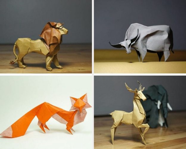 Curved Origami Sculptures Using A Wet-Folding Technique By Hoang Tien ...