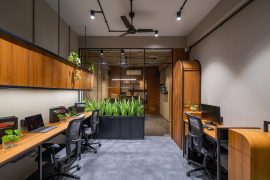 Office Design keeping The Material Palette Natural & Simple | Interior ...