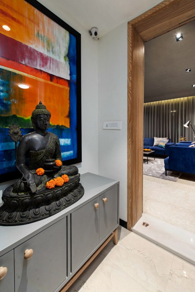 View of Apartment Interior Designed With Calm And Relaxed Elegance | aplus ...