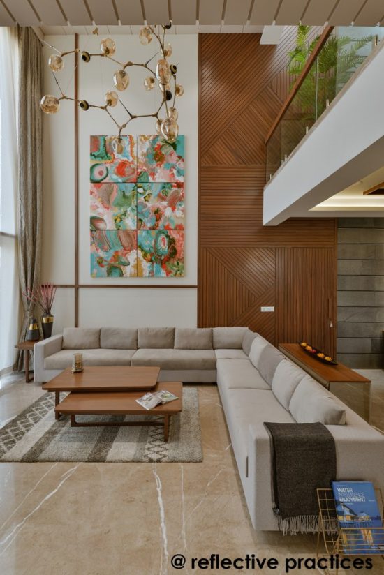 Residence Design with An Asymmetrical Expression | Reflective Practices ...