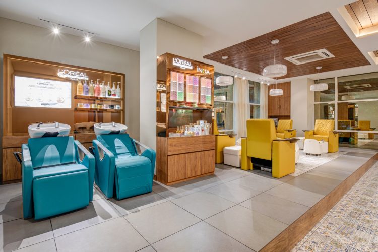 The Teal Blue Salon With Mediterranean Approach Ketaki Poonawala