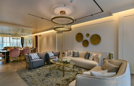 Apartment Interior Adding Classic Moldings To Modern Life | Ampm ...