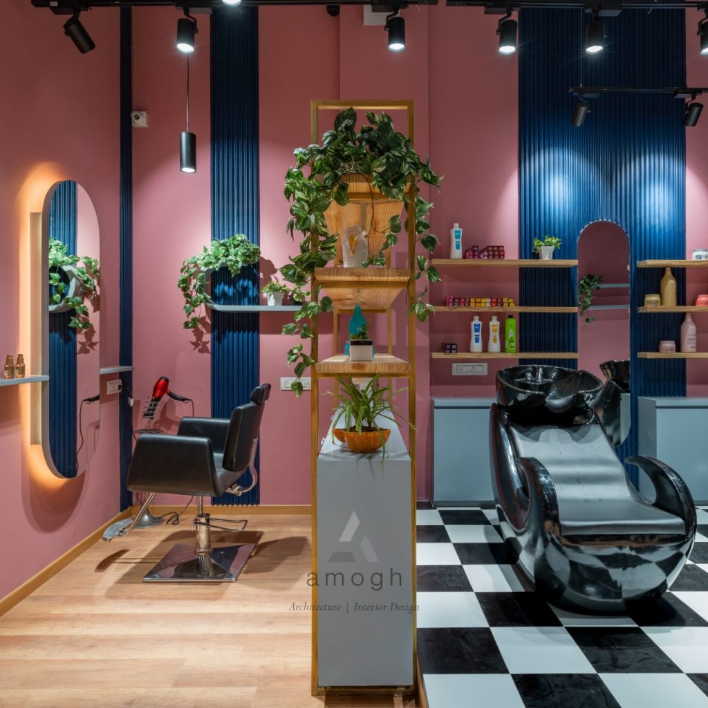 French Style Salon Interior Amogh Designs The Architects Diary 