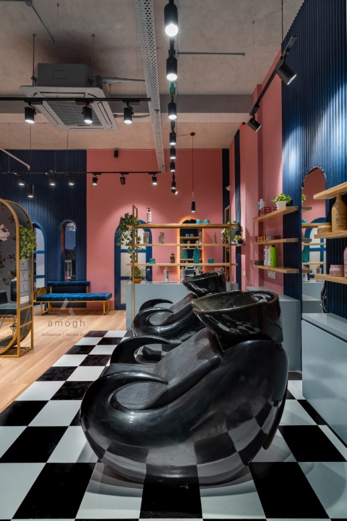 French Style Salon Interior Amogh Designs The Architects Diary 