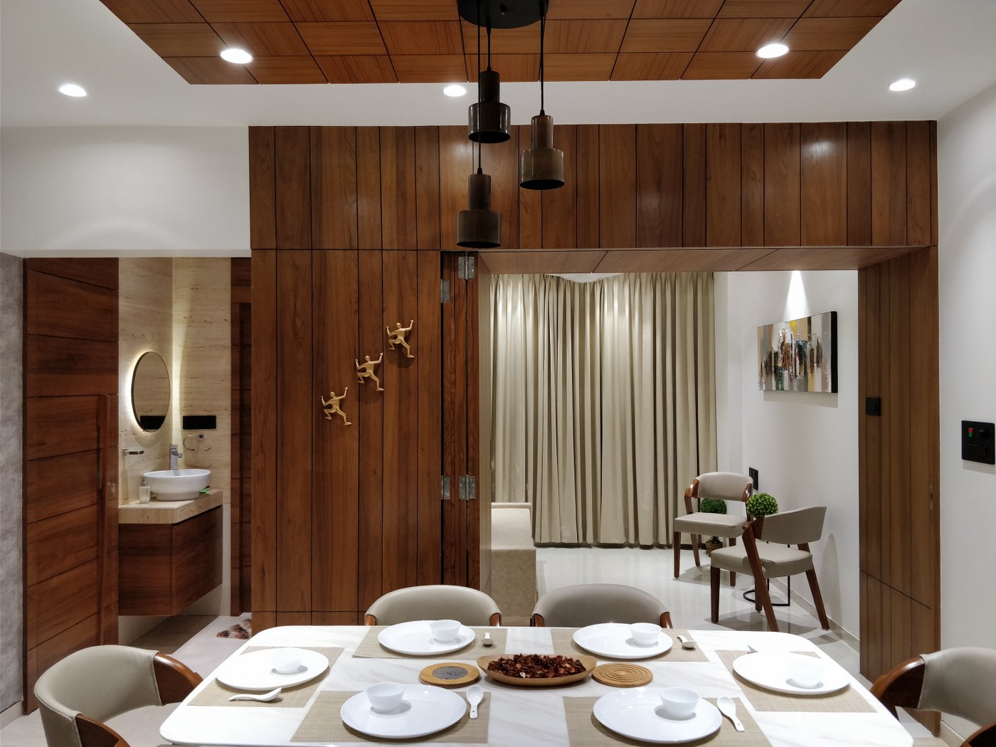 An Apartment Interior With Contemporary And Minimalist Functions ...