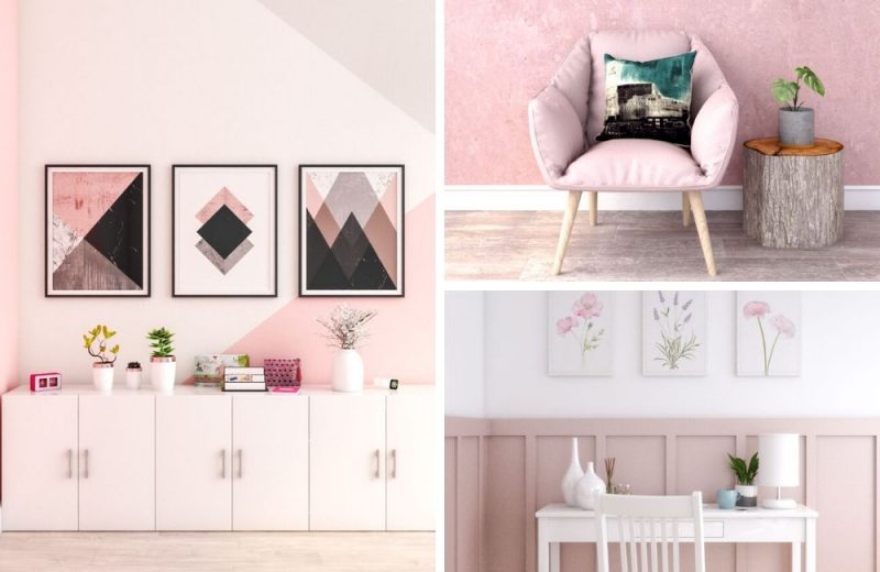 Pink Wall Decor Ideas - The Architects Diary