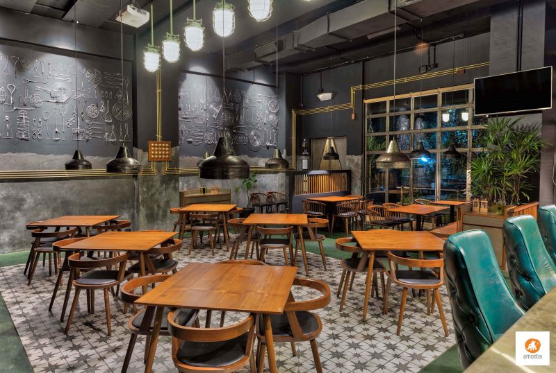 Barometer - Rustic Yet Classy Restaurant Interior | Amoeba Design - The ...