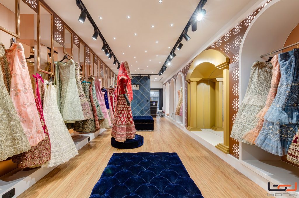 Bridal wear Showroom Interior BondStudio Architects