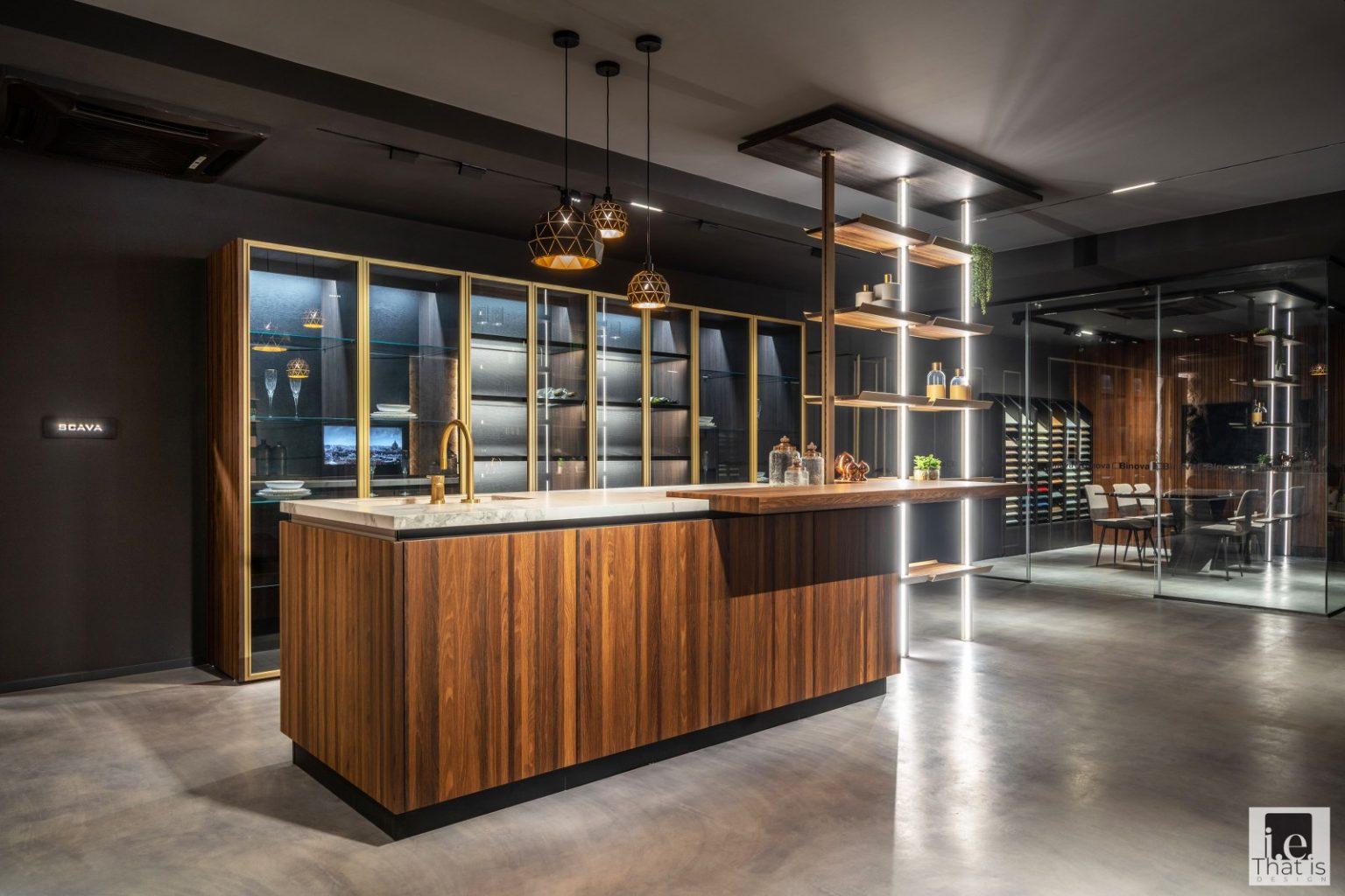 An Underground Kitchen Showroom Which Has Its Roots Tied To Italy I.E